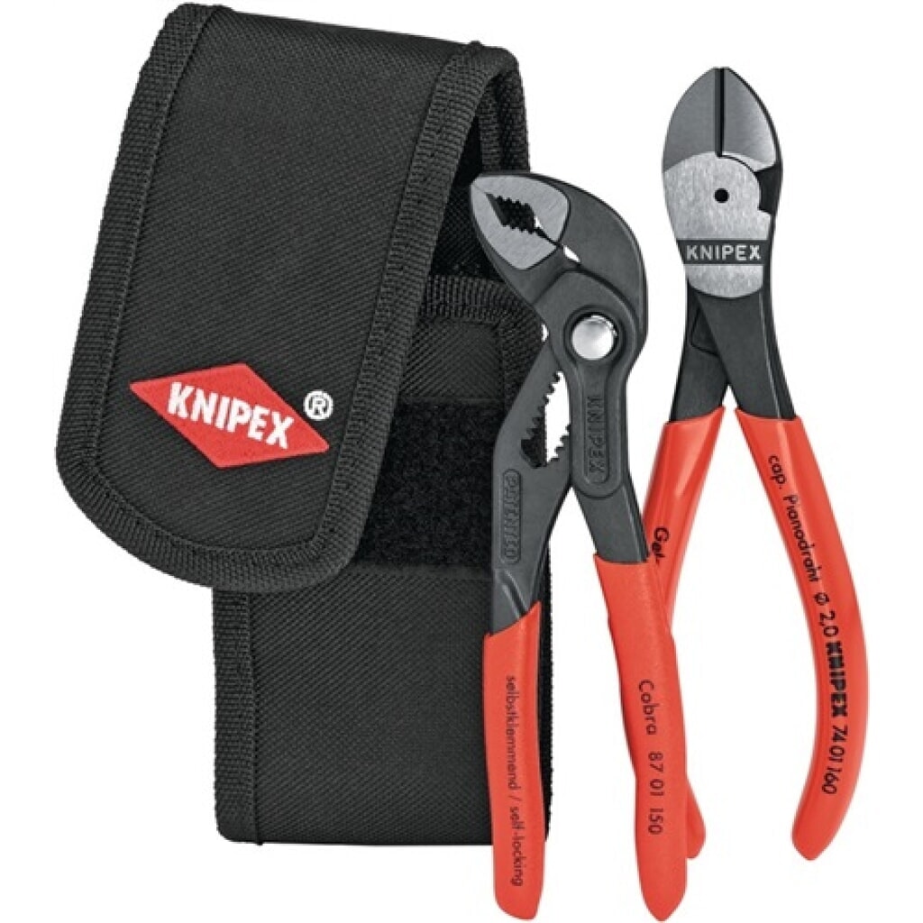 Illustration du produit: Jeu de pinces Minis contenu 2 pièces Pochette de ceinture 390 KNIPEX