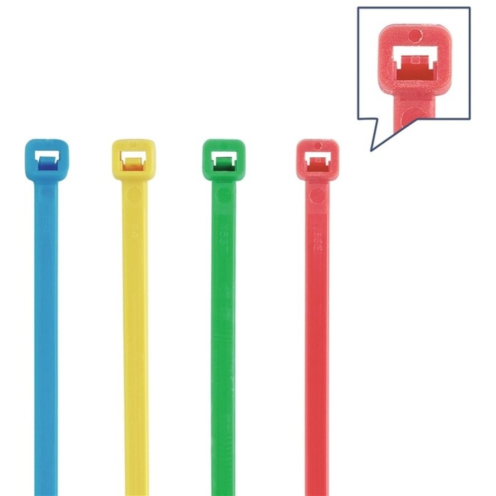 Illustration du produit: Set de colliers de câblage 400 pièces polyamide multicolore