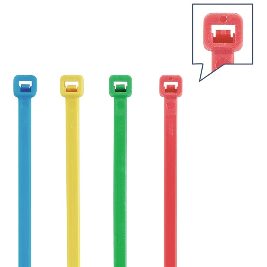 Illustration du produit: Set de colliers de câblage 400 pièces polyamide multicolore