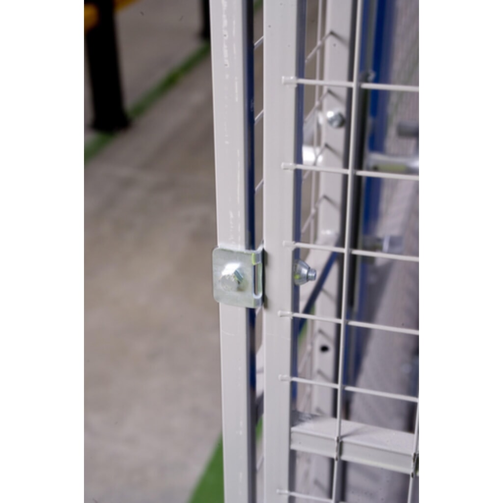 Accessoires TROAX® pour raccords d’angle pour système de parois de séparation grillagées, pour grilles de protection pour machines N° de l'image du produit 2 : Accessoires TROAX® pour raccords d’angle pour système de parois de séparation grillagées, pour grilles de protection pour machines