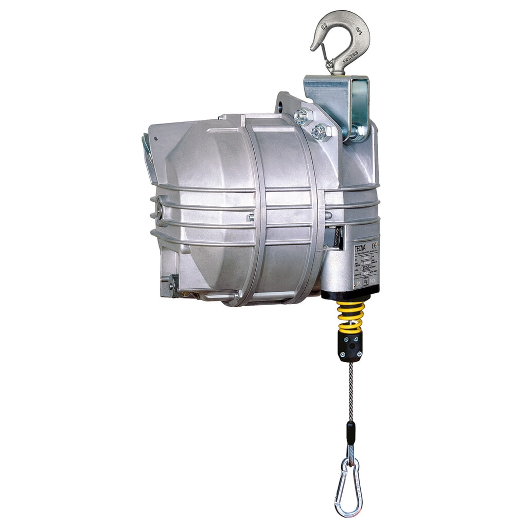 Équilibreur, sans dispositif d’arrêt, boîtier en aluminium, câble 3 m, capacité de charge 150-160 kg Illustration du produit: Équilibreur, sans dispositif d’arrêt, boîtier en aluminium, câble 3 m, capacité de charge 150-160 kg