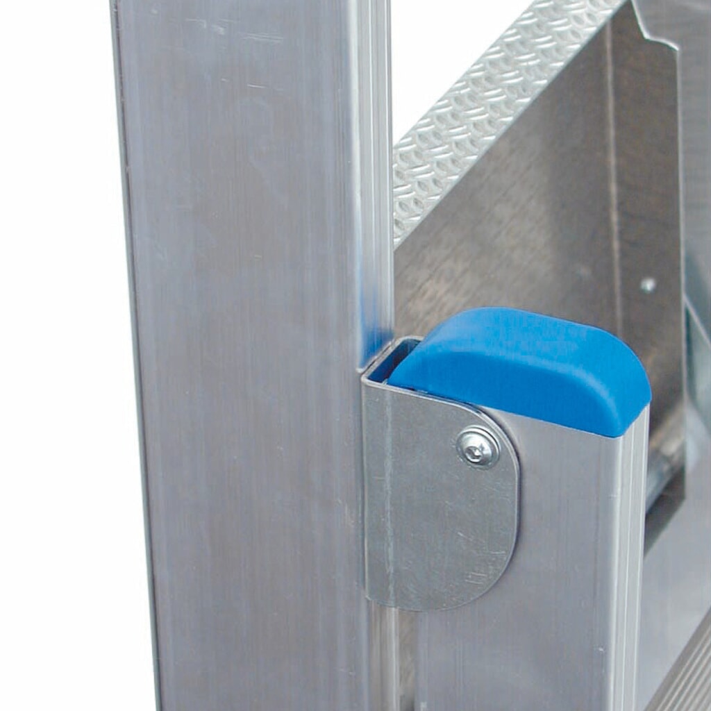 Escabeau à marches KRAUSE® Profi, accessible d’un seul côté, avec roulettes, hauteur déployée 0,95 m N° de l'image du produit 2 : Escabeau à marches KRAUSE® Profi, accessible d’un seul côté, avec roulettes, hauteur déployée 0,95 m