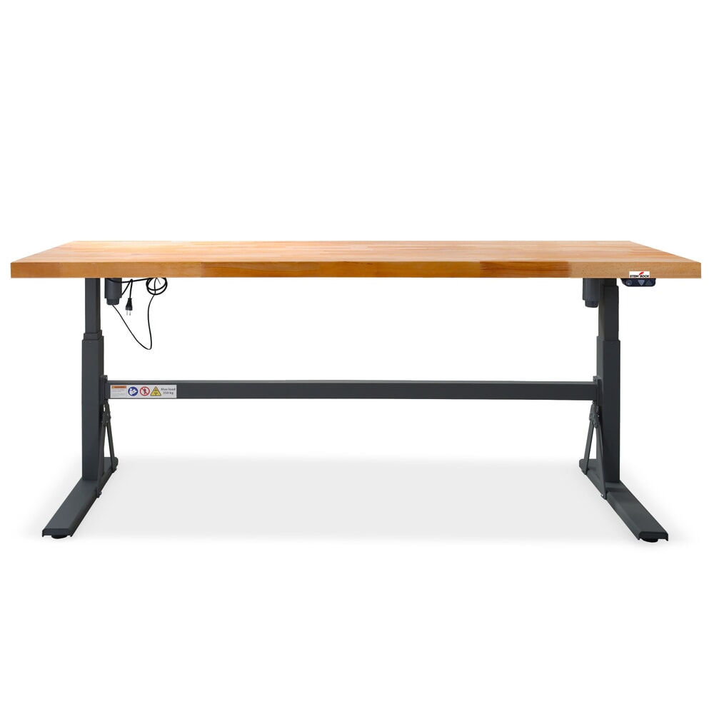 Illustration du produit: Établi électriquement réglable en hauteur e-Adjust Steinbock®, H x l x p 700-1 170 x 2 000 x 750 mm, capacité de charge 350 kg