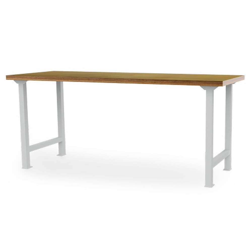 Illustration du produit: Établi en ligne Bedrunka+Hirth, H x l x P 859 x 2 000 x 750 mm, gris clair