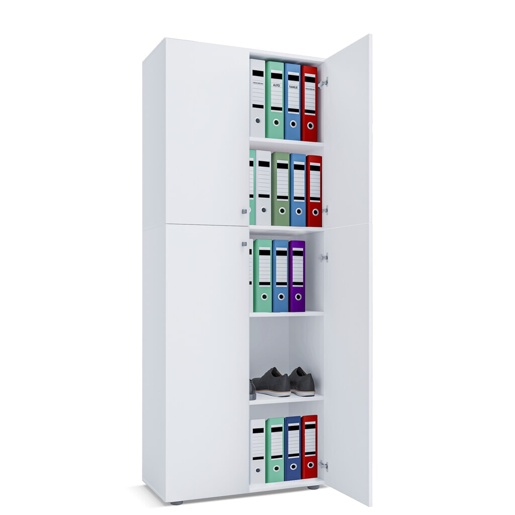 Étagère à dossiers Lona VCM, blanc Illustration du produit: Étagère à dossiers Lona VCM, blanc