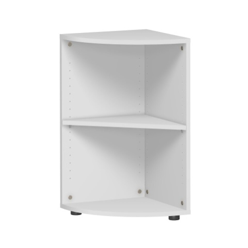 Étagère d’angle Lissabon, 2 hauteurs de classeurs, gris clair Illustration du produit: Étagère d’angle Lissabon, 2 hauteurs de classeurs, gris clair