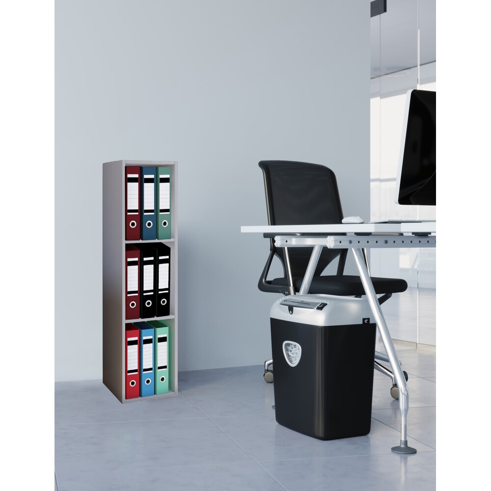 N° de l'image du produit 2 : Étagère de bureau VCM Offas 3 compartiments, grise