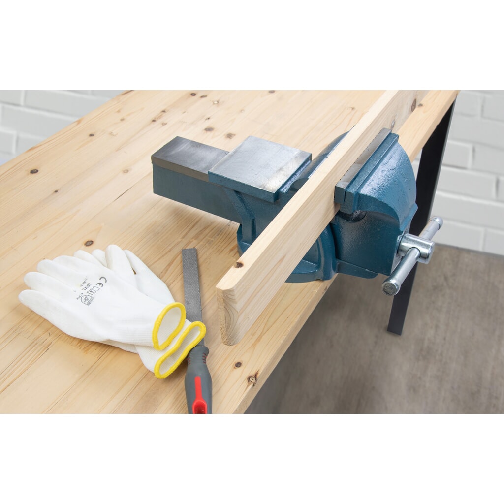 Étau Steinbock®, fixe, en fonte robuste, largeur de mors 125 mm N° de l'image du produit 11 : Étau Steinbock®, fixe, en fonte robuste, largeur de mors 125 mm