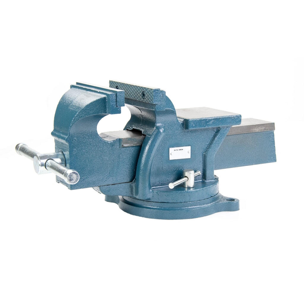 Étau Steinbock®, rotatif et verrouillable, en fonte robuste, largeur de mors 125 mm N° de l'image du produit 4 : Étau Steinbock®, rotatif et verrouillable, en fonte robuste, largeur de mors 125 mm