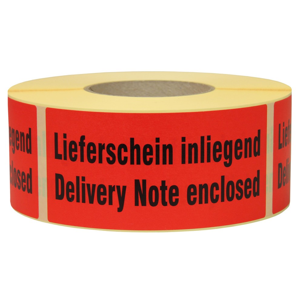 Illustration du produit: Étiquette d'expédition « Bon de livraison à l'intérieur », Lxl 145 x 70 mm, 1 rouleau de 1.000 pièces