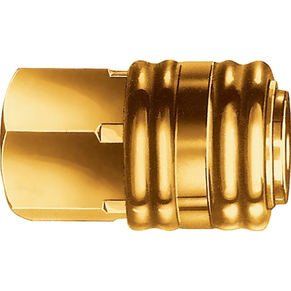Illustration du produit: EWO Schnellverschlusskupplung, Gewinde G 3/8 ″ 15,39 mm, DN 7,2, Innengewinde Messing