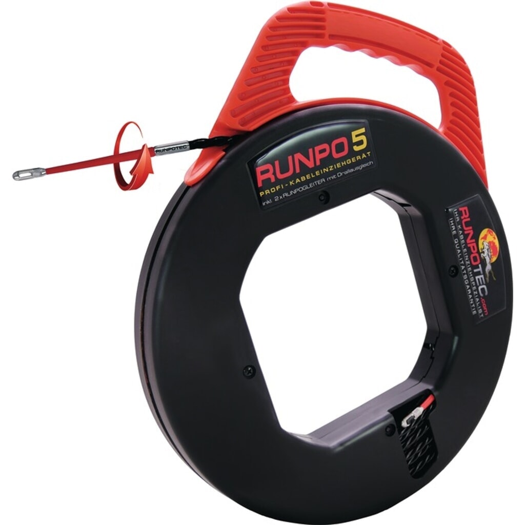 Tire-fils RUNPO 5 L. de ruban 30 m rayon courbure 15 mm D. du câble 5,3 mm RUNPO Illustration du produit: Tire-fils RUNPO 5 L. de ruban 30 m rayon courbure 15 mm D. du câble 5,3 mm RUNPO
