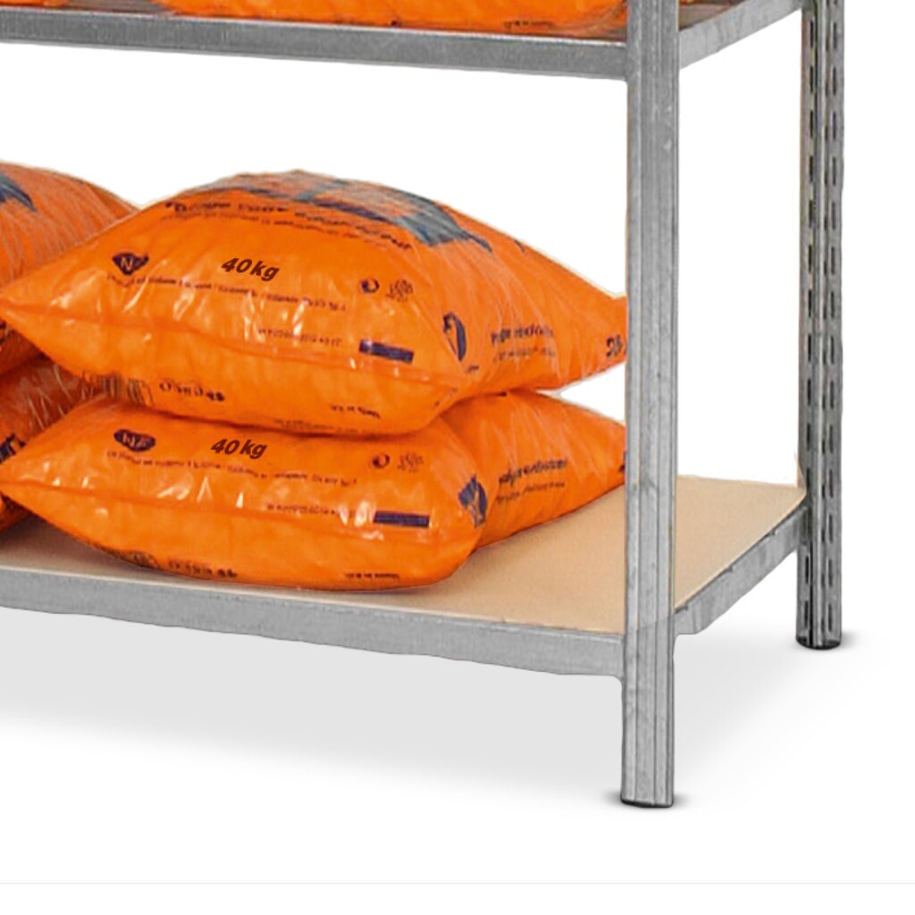 Fachboden für ManOrga Fachbodenregal, verzinkt mit Spanplatten