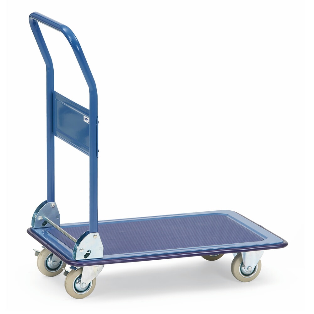 Illustration du produit: fetra® Chariot à plate-forme avec plate-forme en métal 750 x 480 mm, capacité de charge 150 kg