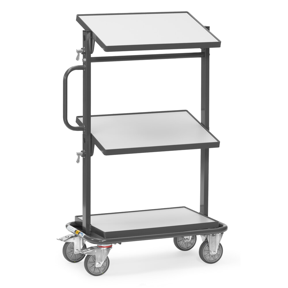Illustration du produit: Chariot à usage multiple ESD fetra® avec tablettes