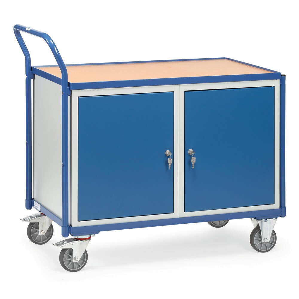 Illustration du produit: fetra® Chariot d’ atelier, 2 armoires, capacité de charge 300 kg