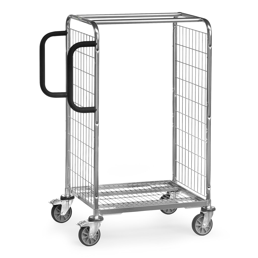 Chariot de préparation de commandes fetra®, haut. x larg. x prof. 1 225 x 590 x 891 mm, capacité de charge 200 kg Illustration du produit: Chariot de préparation de commandes fetra®, haut. x larg. x prof. 1 225 x 590 x 891 mm, capacité de charge 200 kg