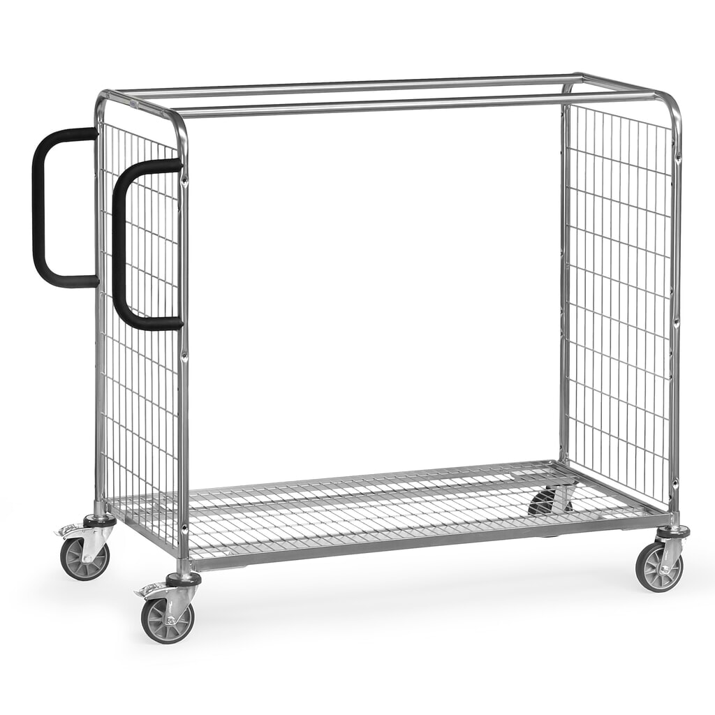 Illustration du produit: Chariot de préparation de commandes fetra®, haut. x larg. x prof. 1 225 x 690 x 1 491 mm, capacité de charge 300 kg