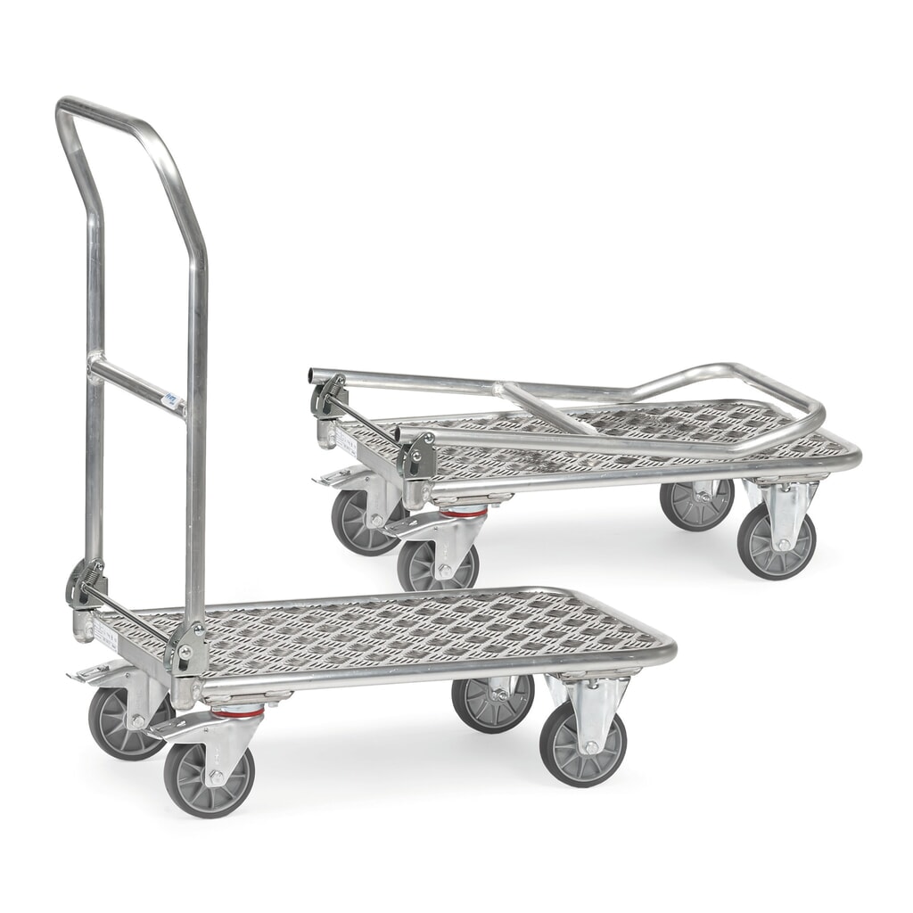 fetra® Chariot de transport en aluminium, surface de chargement lxP 450 x 720 mm Illustration du produit: fetra® Chariot de transport en aluminium, surface de chargement lxP 450 x 720 mm