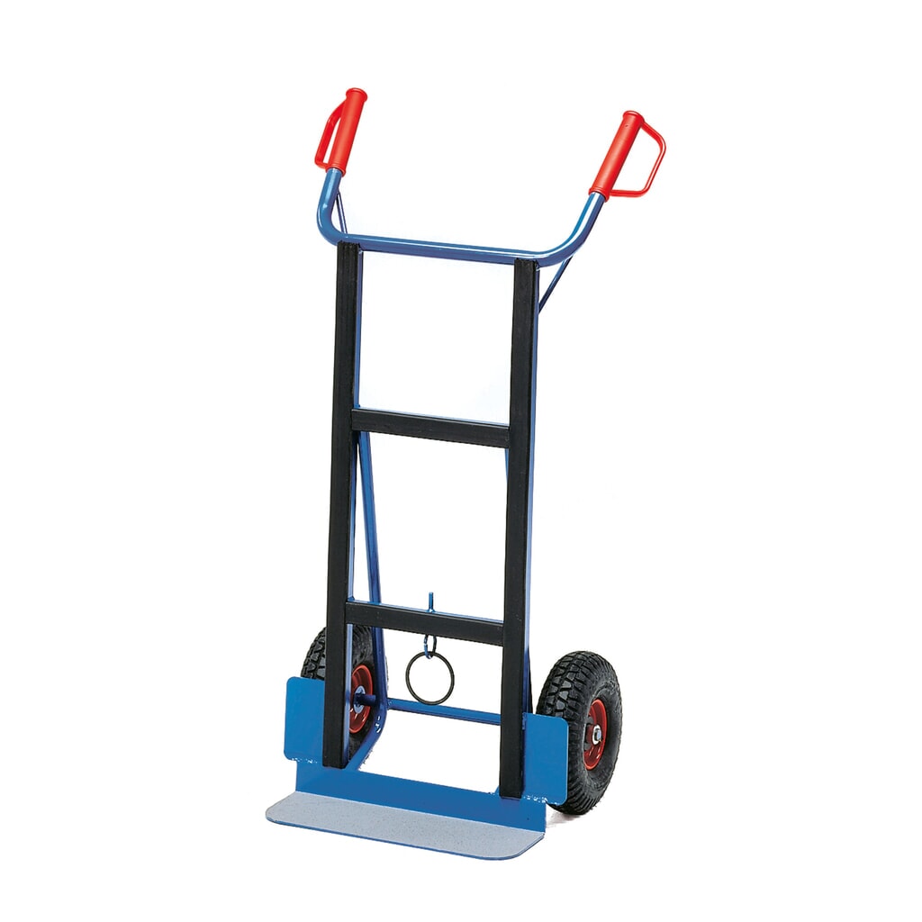 fetra® Diable pour appareils en acier, capacité de charge 350 kg, bavette lxP 450 x 150 mm Illustration du produit: fetra® Diable pour appareils en acier, capacité de charge 350 kg, bavette lxP 450 x 150 mm