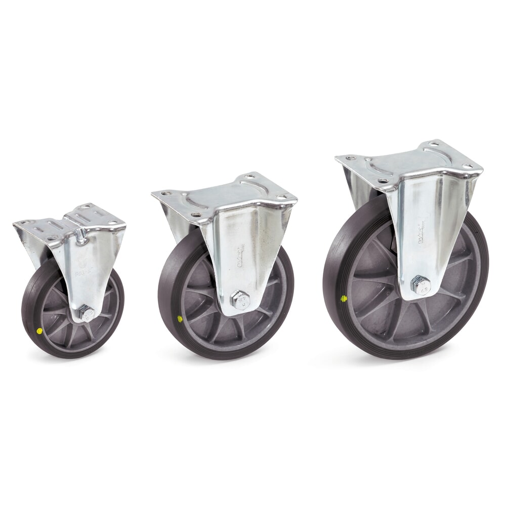 Illustration du produit: Roue fixe fetra® ESD-TPE, Ø x L 125 x 32 mm, capacité de charge 135 kg