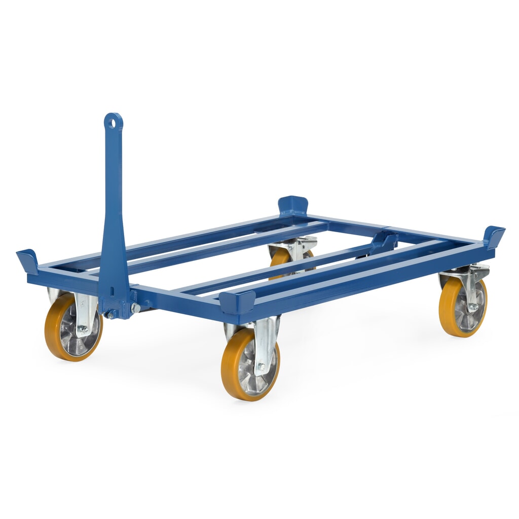 fetra® Rouleur de palettes, avec attelage + timon, capacité de charge de 1 000 kg N° de l'image du produit 3 : fetra® Rouleur de palettes, avec attelage + timon, capacité de charge de 1 000 kg