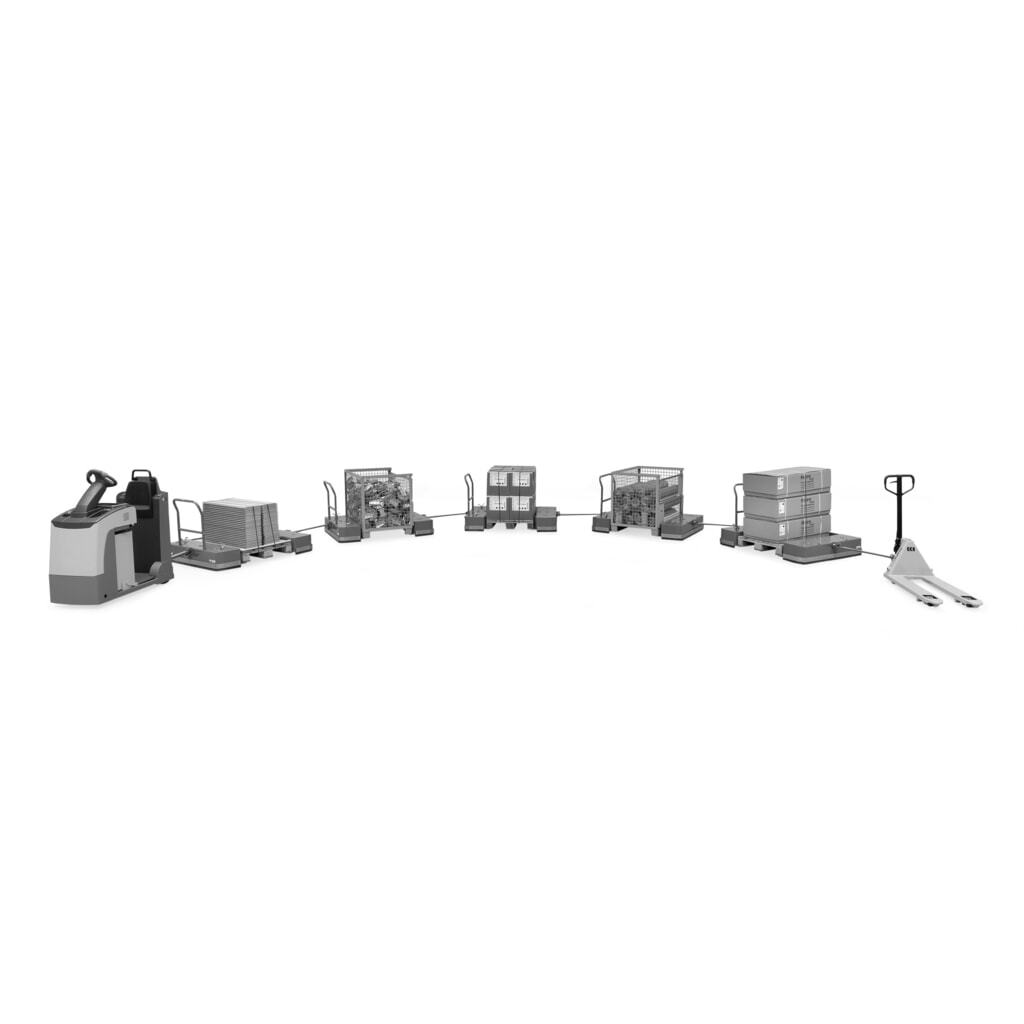 fetra® Rouleur de palettes, avec attelage + timon, capacité de charge de 1 000 kg N° de l'image du produit 9 : fetra® Rouleur de palettes, avec attelage + timon, capacité de charge de 1 000 kg