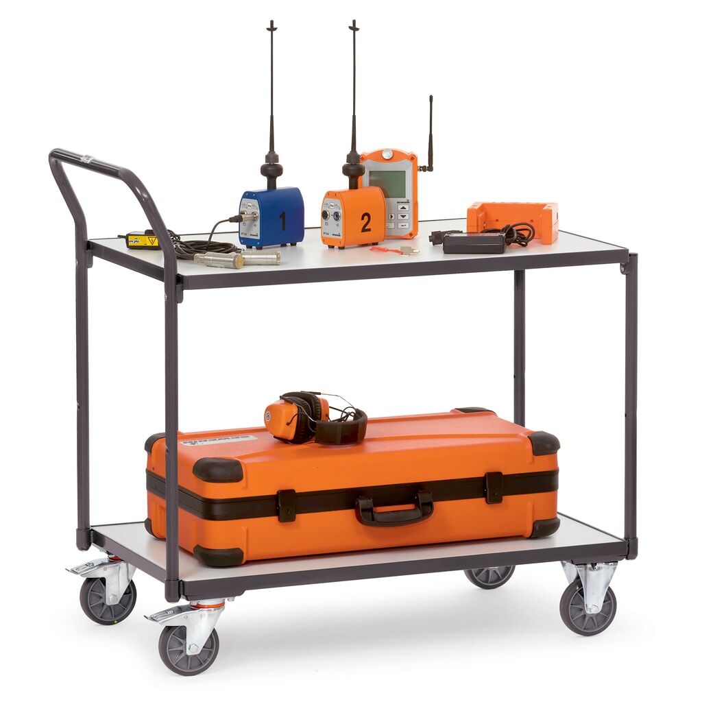 N° de l'image du produit 3 : Servante ESD fetra®, capacité de charge 300 kg, 3 surfaces de chargement à 500 x 850 mm