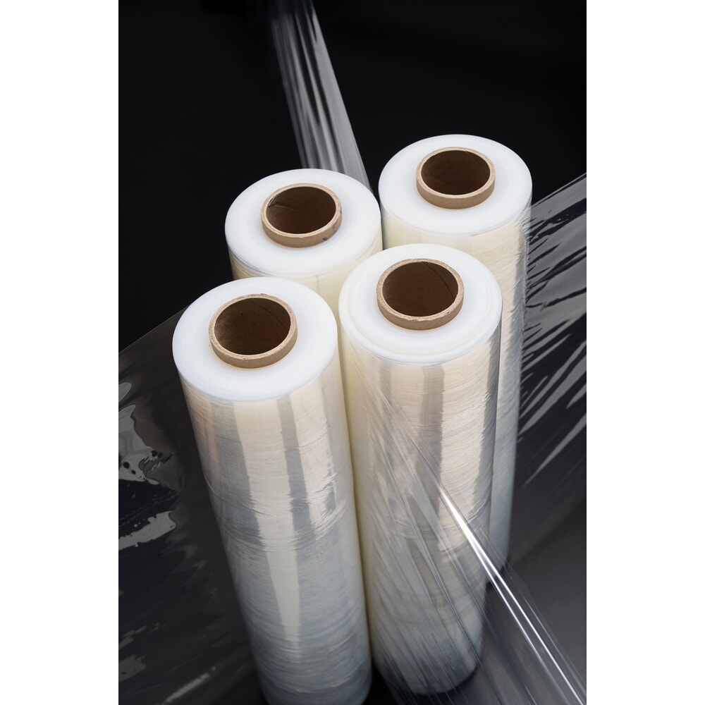 N° de l'image du produit 3 : Film étirable pour machines en PE, étirement max. 145 %, 23 µm, transparent