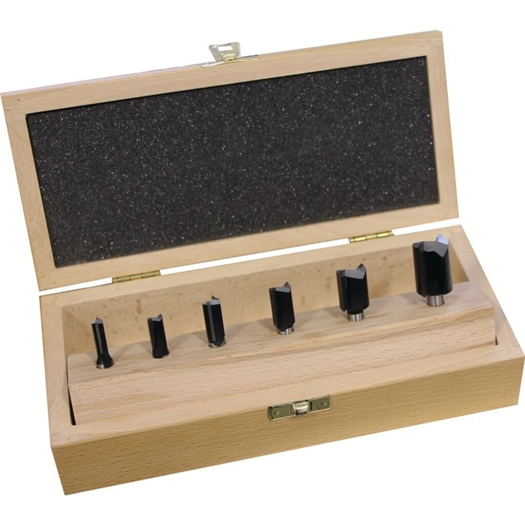 FISCH-TOOLS Nutfräsersatz 973CT06A04, 6-teilig, Hartmetall Schaft-Ø 8 mm Illustration du produit: FISCH-TOOLS Nutfräsersatz 973CT06A04, 6-teilig, Hartmetall Schaft-Ø 8 mm