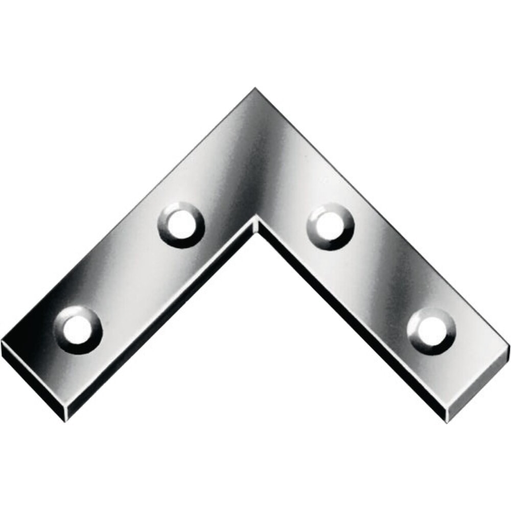 Illustration du produit: Flachwinkel L.75x75mm B.12mm S.1,5mm STA blau verz.VORMANN