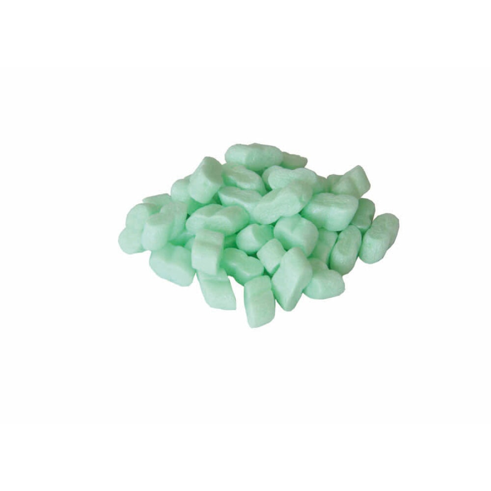 N° de l'image du produit 2 : Particules de calage Flo-Pak® Green, 500 l/sac, antistatiques