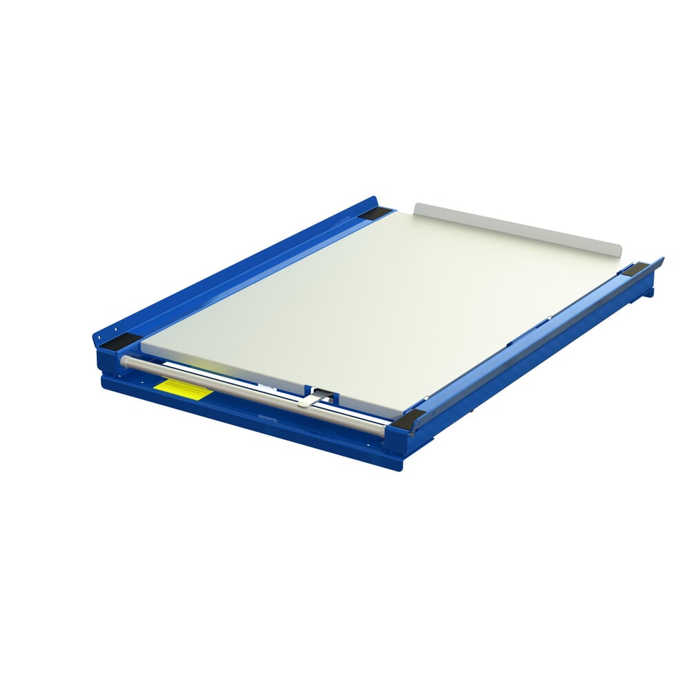 N° de l'image du produit 2 : Fond fermé en acier pour dispositif d’extraction de palettes, capacité de charge 600 kg, profondeur d’extraction de 70 %