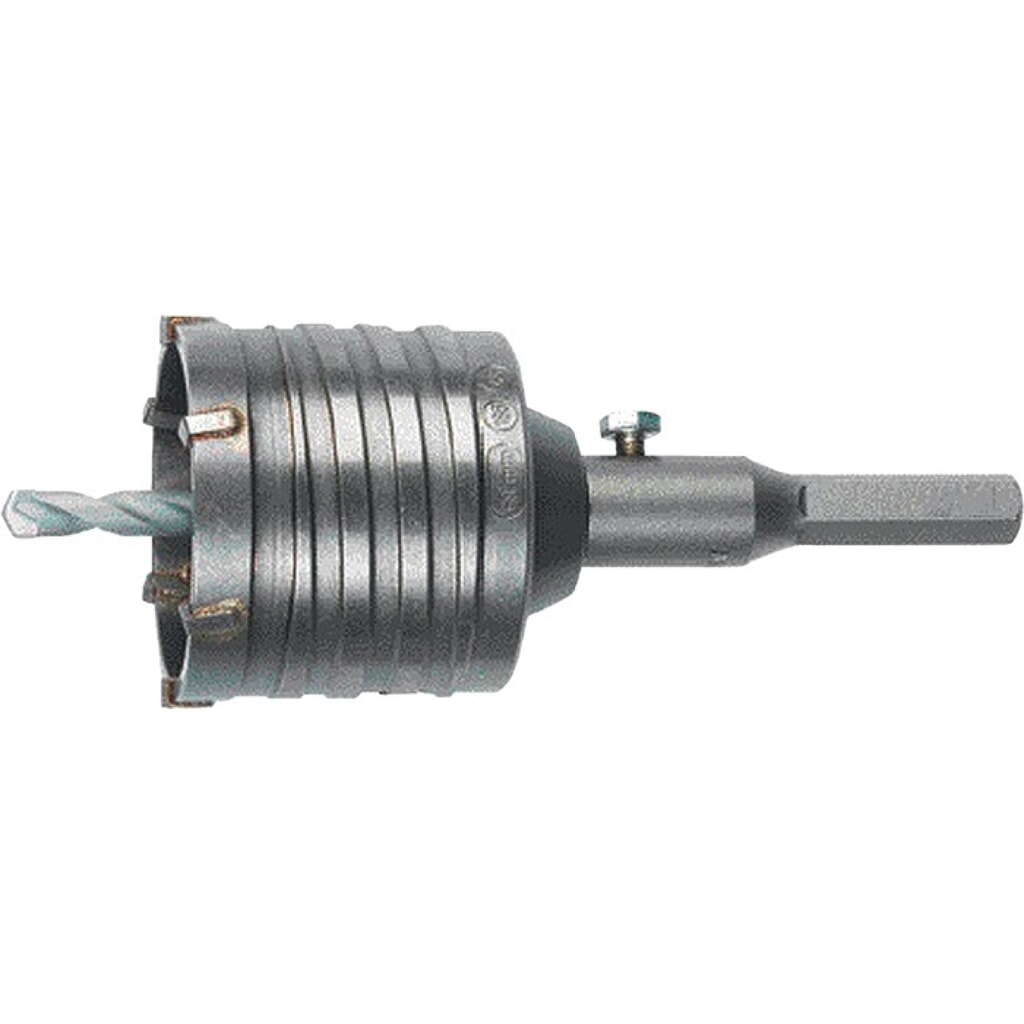 Trépan à percussion D. nominal 68 mm longueur totale 120 mm pour prises tige à s Illustration du produit: Trépan à percussion D. nominal 68 mm longueur totale 120 mm pour prises tige à s