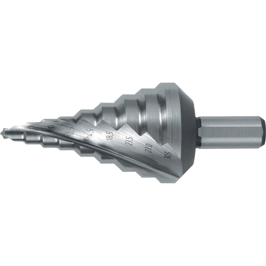 Illustration du produit: Stufenbohrer Bohrber.5,3-30,5mm HSS Spiralnut RUKO