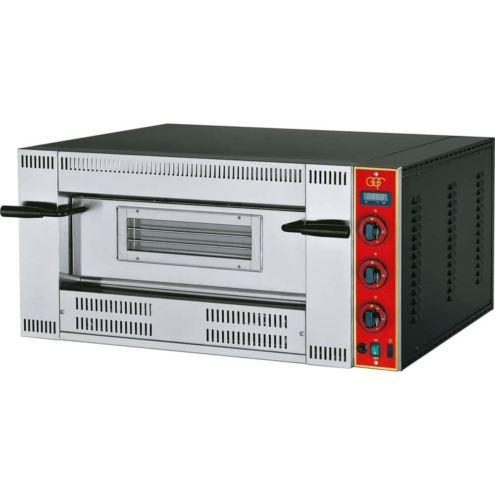 Illustration du produit: Four à pizza à gaz Stalgast pour 4 pizzas de 300 mm chacune, 13,9 kW