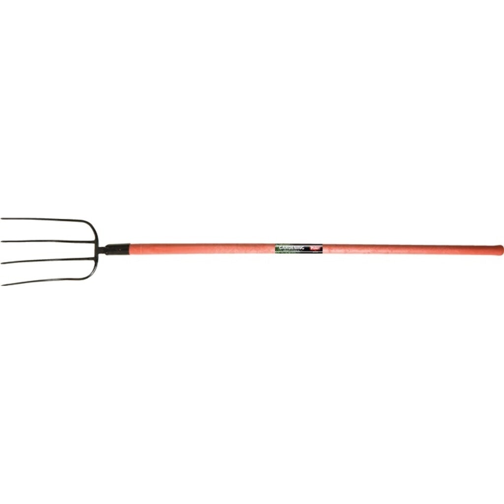 Fourche à fumier longueur des dents 320 mm 4 dents manche en fibre de verre 3001 Illustration du produit: Fourche à fumier longueur des dents 320 mm 4 dents manche en fibre de verre 3001