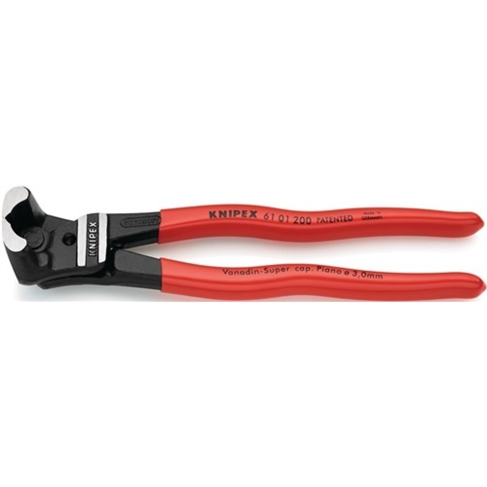 Illustration du produit: Coupe-boulon frontal longueur totale 200 mm tête polie revêt. en plastique KNIPE