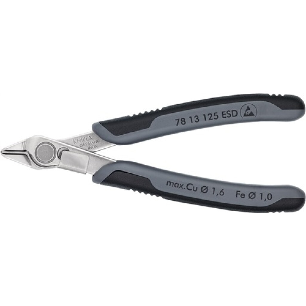 Fraises latérales électroniques KNIPEX ESD Electronic Super Knips® DIN ISO 9654
