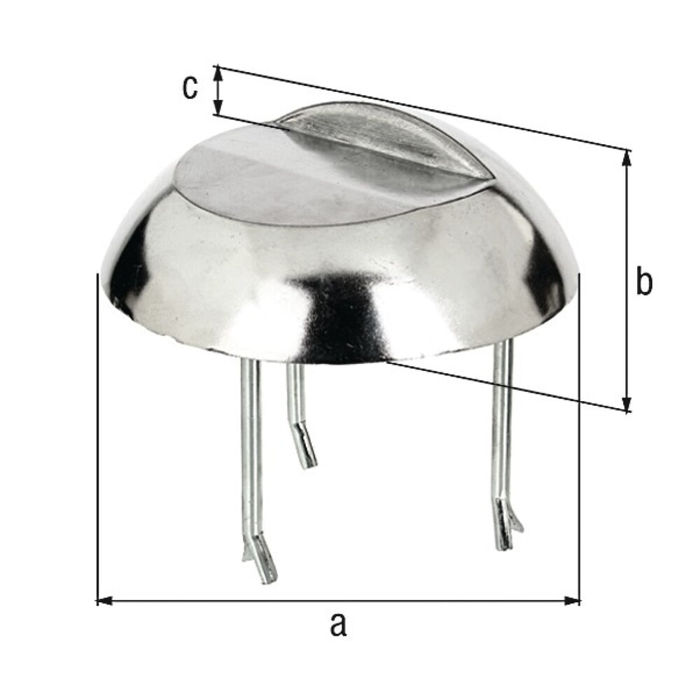 Illustration du produit: GAH Auflaufstütze, anschraubbare Betonanker, Aluminiumguss, 65 mm