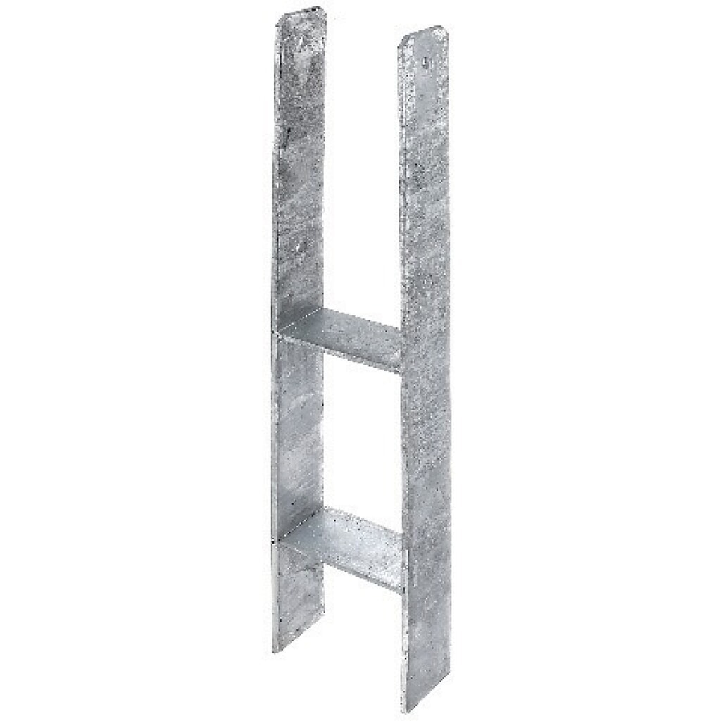 GAH H-Pfostenträger, Stahl roh feuerverzinkt, 101x300x600x60mm Illustration du produit: GAH H-Pfostenträger, Stahl roh feuerverzinkt, 101x300x600x60mm