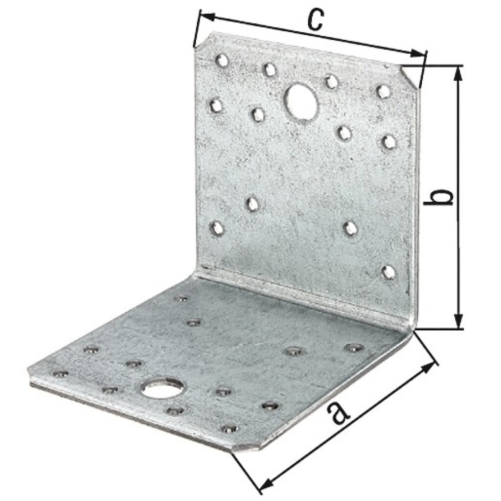Illustration du produit: GAH Winkelverbinder, S.2,5 mm, 70 x 55x70mm, ETA-08/0165