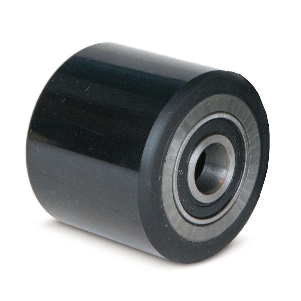 Galet de fourche Ameise® type ACY20/25, BF3, BF, Delta, BASIC type DF25, Tandem, PU, Ø x largeur 80 x 70 mm, noir Illustration du produit: Galet de fourche Ameise® type ACY20/25, BF3, BF, Delta, BASIC type DF25, Tandem, PU, Ø x largeur 80 x 70 mm, noir