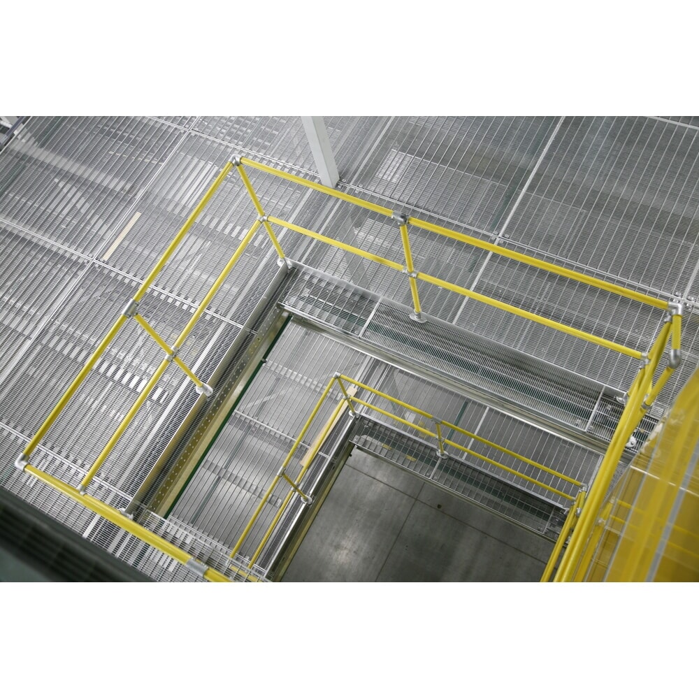 N° de l'image du produit 2 : Rambarde de sécurité KwikKit®, droite, longueur 3.000 mm, galvanisée