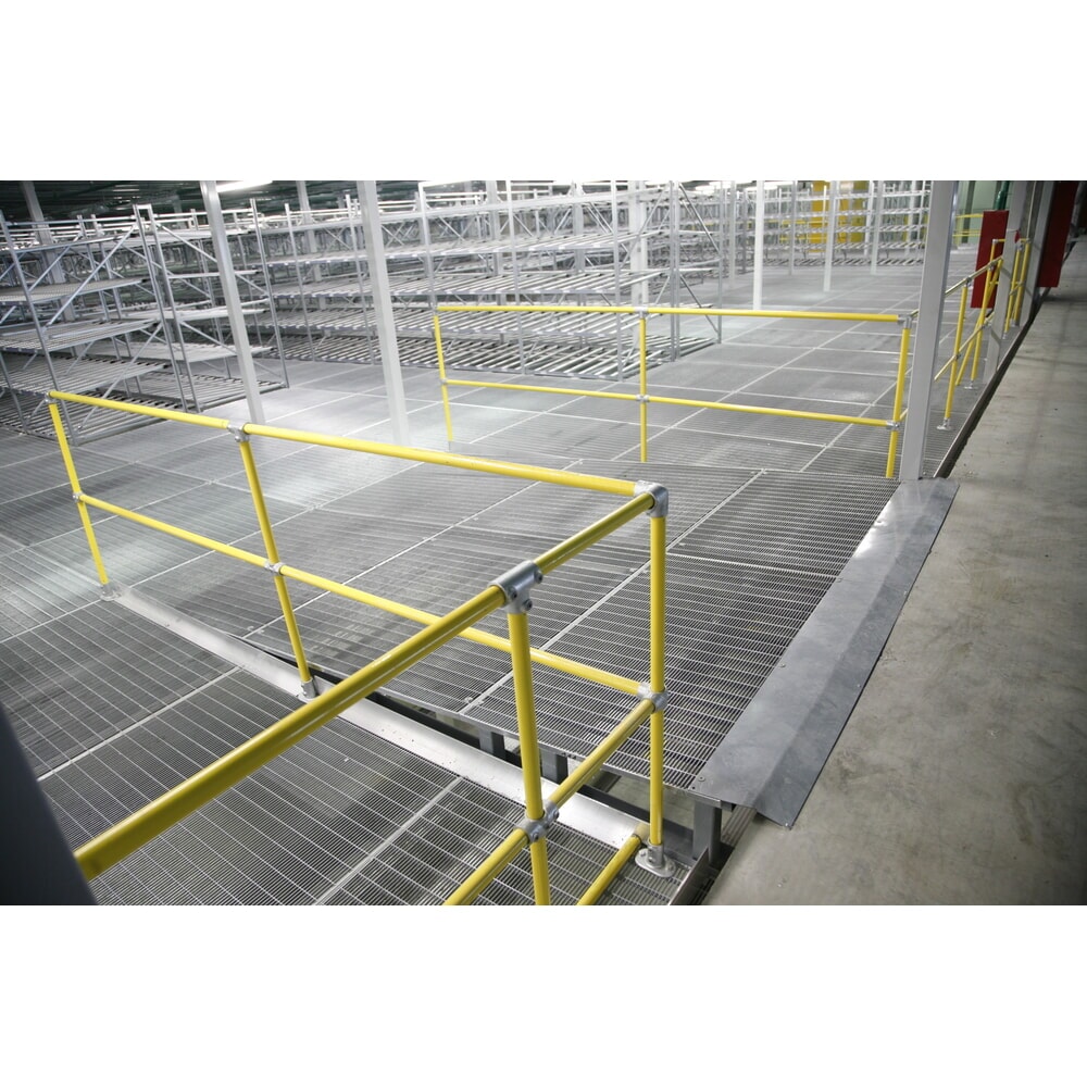 N° de l'image du produit 3 : Rambarde de sécurité KwikKit®, droite, longueur 3.000 mm, galvanisée