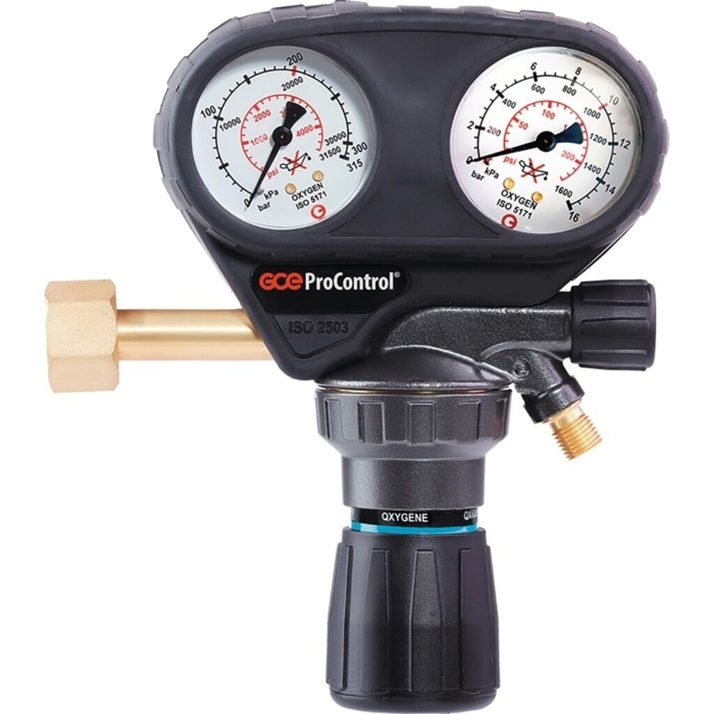 Illustration du produit: GCE RHÖNA Flaschendruckminderer ProControl, 200 bar 1-stufig, Sauerstoff