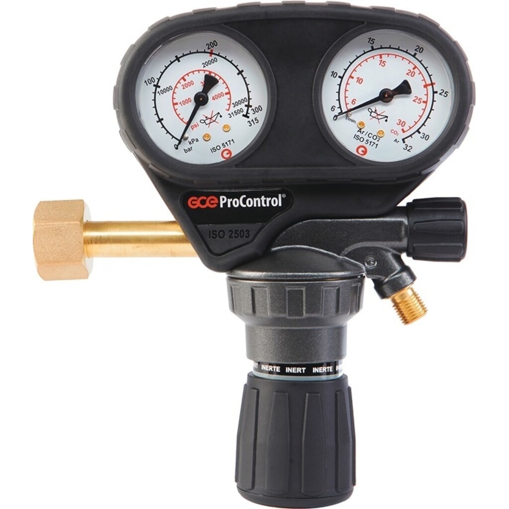 GCE RHÖNA Flaschendruckminderer ProControl, 200 bar 1-stufig, Argon / CO₂, 30 l/min Illustration du produit: GCE RHÖNA Flaschendruckminderer ProControl, 200 bar 1-stufig, Argon / CO₂, 30 l/min