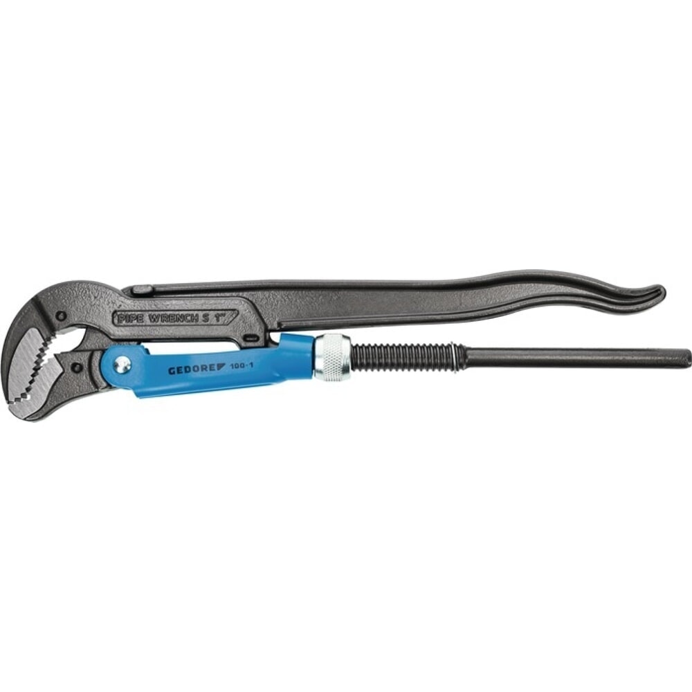 Illustration du produit: GEDORE Eckrohrzange Eck-Schwede-snap®, für Rohre 3 ″, Gesamtlänge 630 mm Spannweite 110 mm
