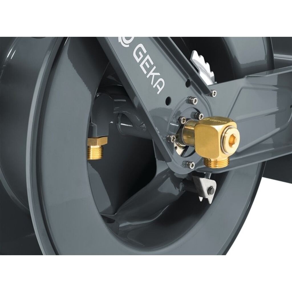GEKA Schlauchwagen PA30SK, pulv. Stahl, Anschlussgewinde 33,25 mm G 1 AG ″, Ausgangsanschluss G 1 AG ″ N° de l'image du produit 2 : GEKA Schlauchwagen PA30SK, pulv. Stahl, Anschlussgewinde 33,25 mm G 1 AG ″, Ausgangsanschluss G 1 AG ″
