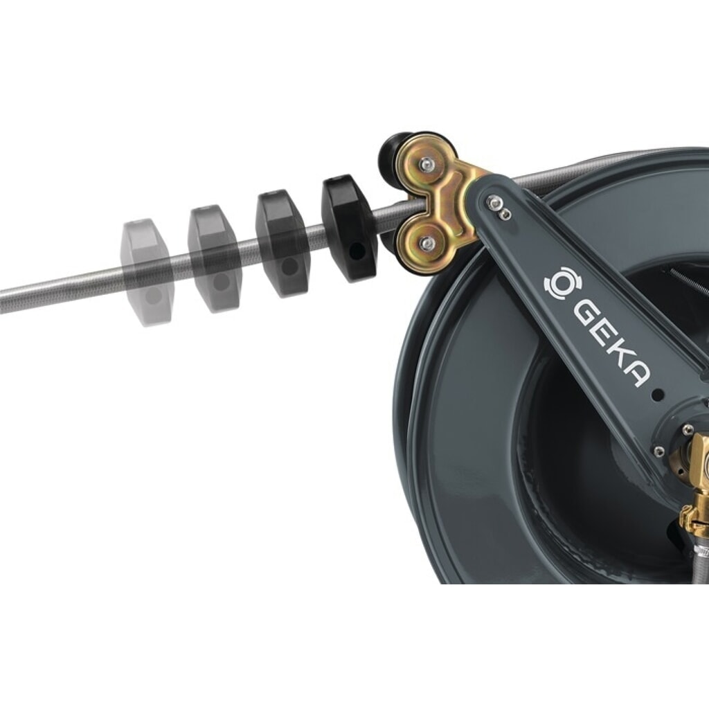 N° de l'image du produit 5 : GEKA Schlauchwagen PA30SK, pulv. Stahl, Anschlussgewinde 33,25 mm G 1 AG ″, Ausgangsanschluss G 1 AG ″
